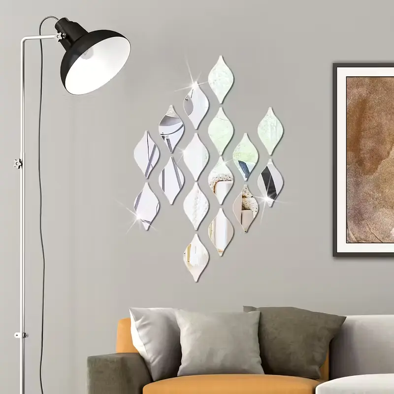 طقم لتزيين البيت - تصميم عصري - قطرات الماء - 3D