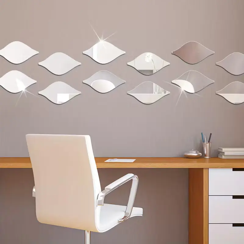 طقم لتزيين البيت - تصميم عصري - قطرات الماء - 3D