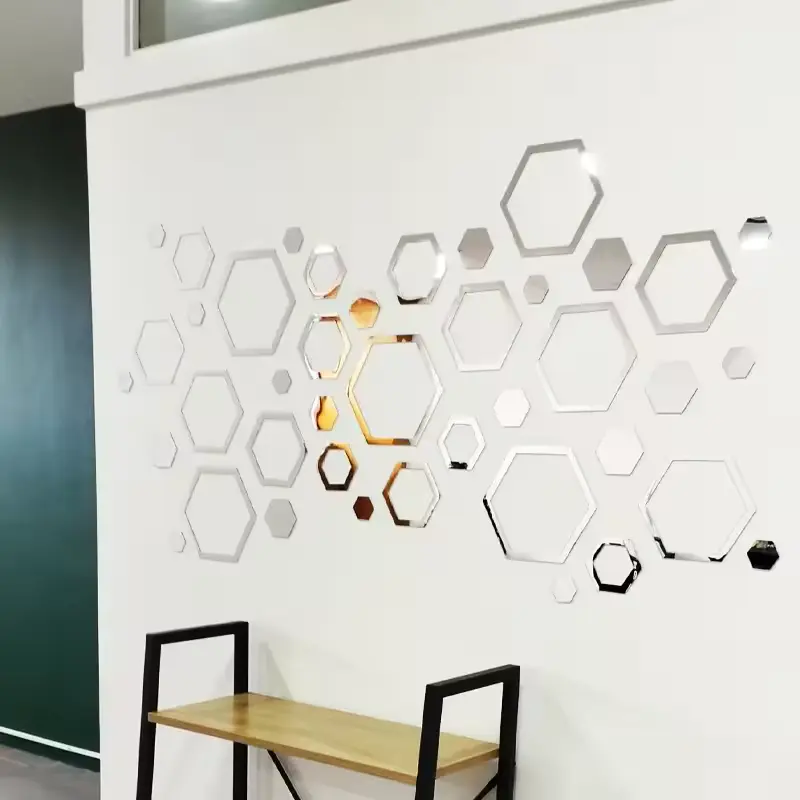 طقم لتزيين البيت - تصميم عصري - hexagonal 3D
