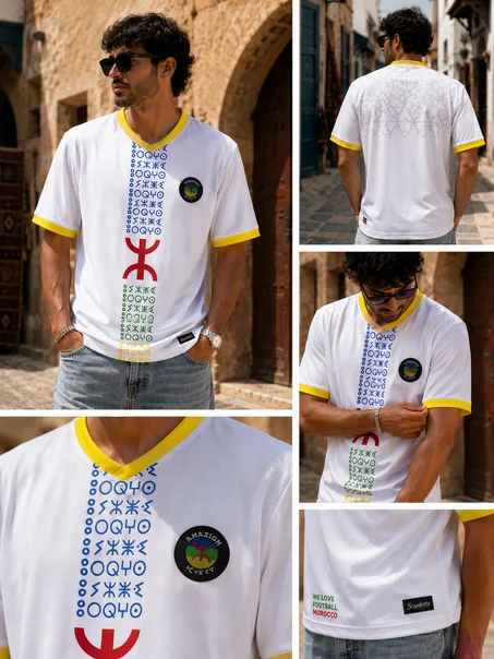 Amazigh T-Shirt Maroc | تصميم فريد وخامة مريحة