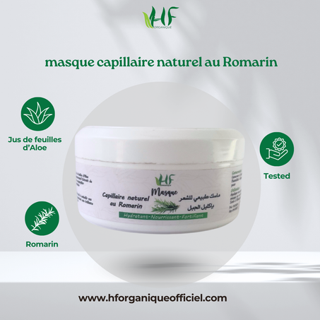 Masque Capillaire Naturel au Romarin