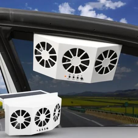 مروحة سيارة تعمل بالطاقة الشمسية