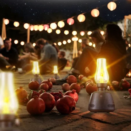 مكبر صوت بلوتوث محمول مصنوع من الخشب