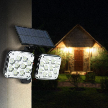 Dual Solar Powered Garden Light