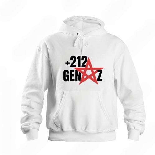Hoodie Gen Z +212 – Voix de la Nouvelle Génération
