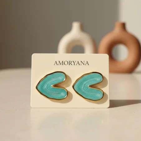 Azure Hearts Earrings