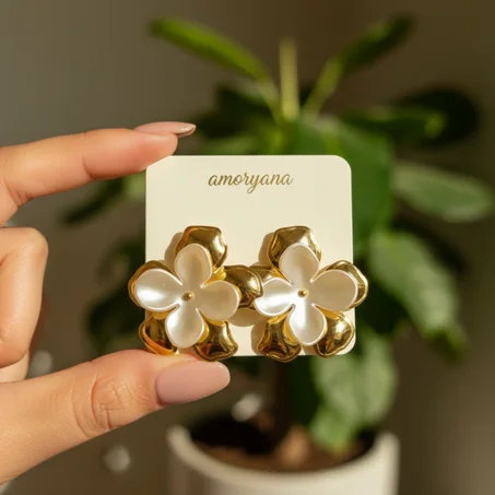 Golden Bloom Earrings