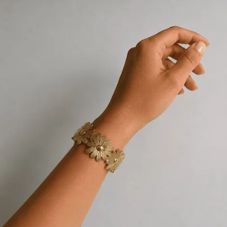 Big Floral Cuff