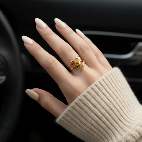 Minimalist Heart Ring