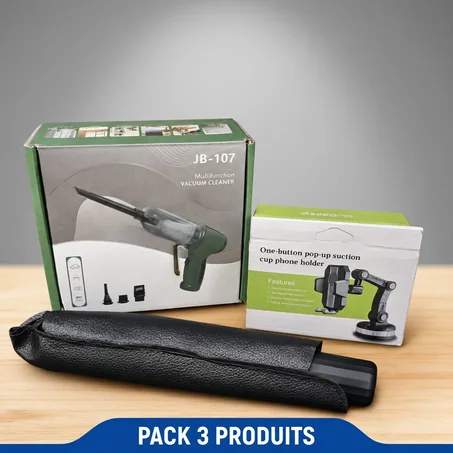 Pack Auto Confort – 3 Produits Essentiels Pour Votre Voiture