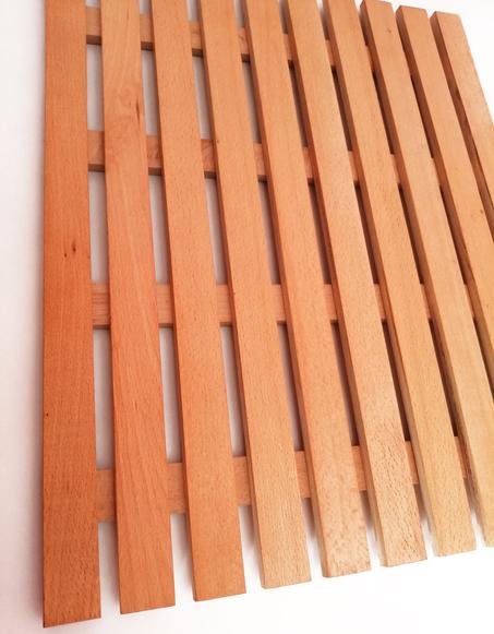 Presentoir viennoiseries en bois hetre