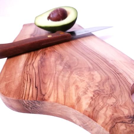 Planche à découper en bois d'olivier