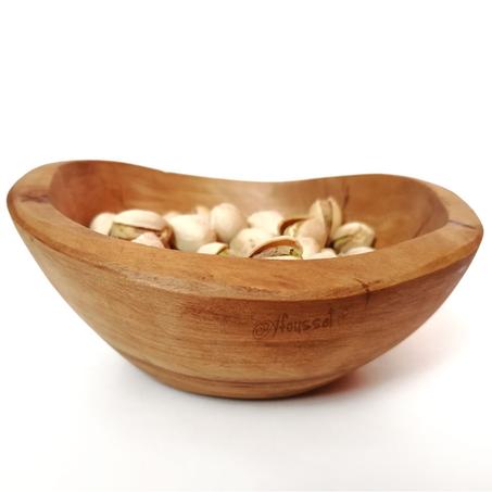 Bol en bois d'olivier de 12 cm