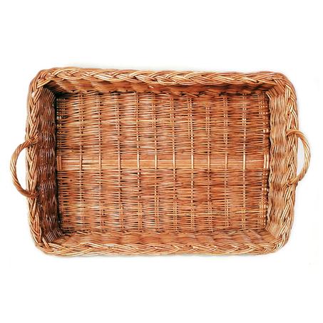 Panier de présentation en osier 40cmx60x9