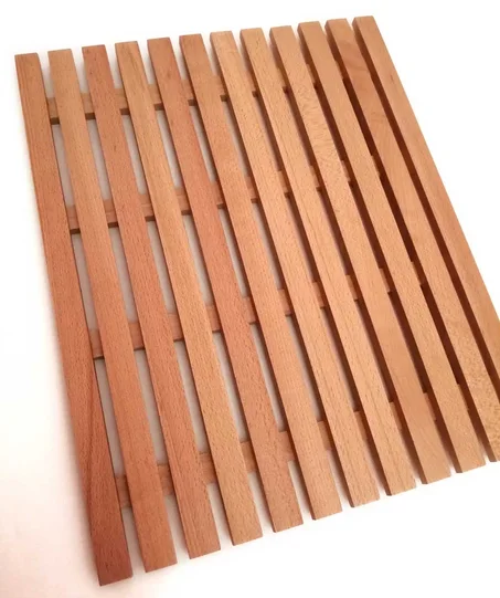 Presentoir viennoiseries en bois hetre