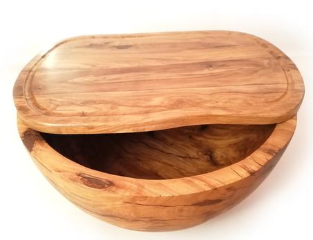 Géant bol en bois d'olivier