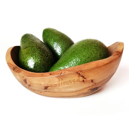 Saladier en bois d'olivier Vaisselle rustique