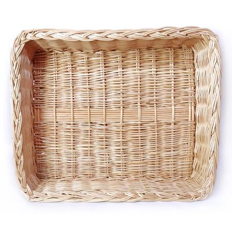 Panier de présentation en osier 40cmx60x8