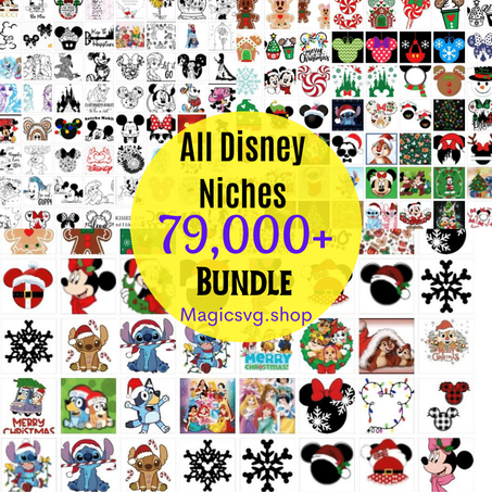 79,000 SVG Disney Bundle