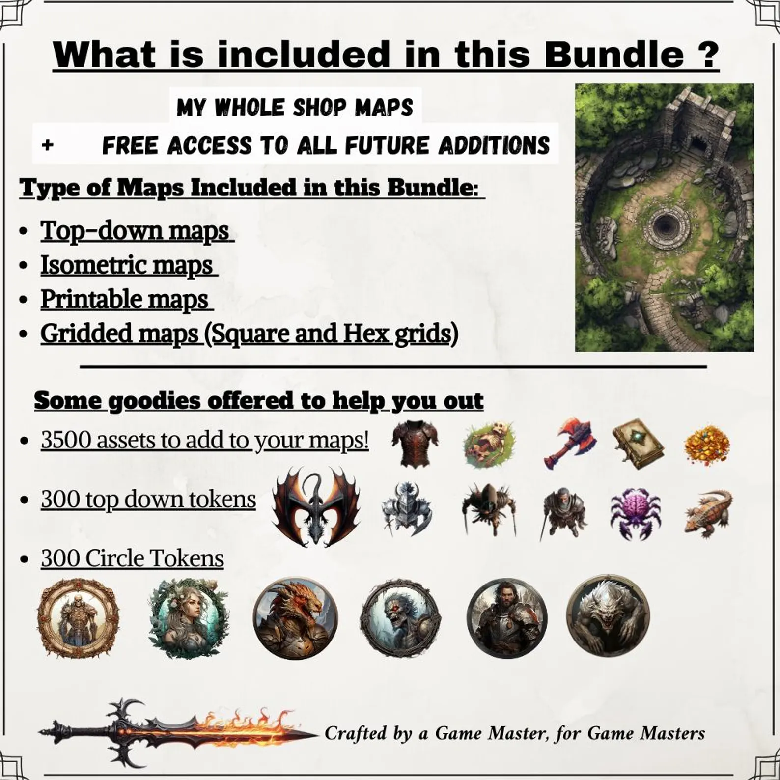 200.000 Battlemaps 5e Maps and RPG backdrop, fantasy rpg Digital Battle Maps bundle, for game masters and tabletop accessories