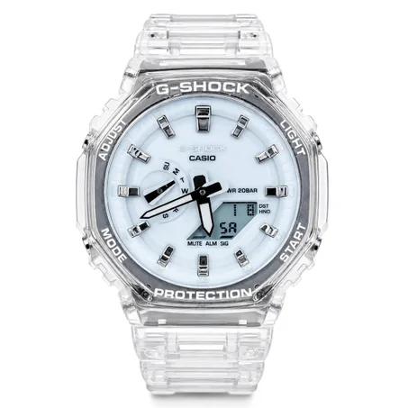 CASIO G-SHOCK TRANSPARENT WHITE