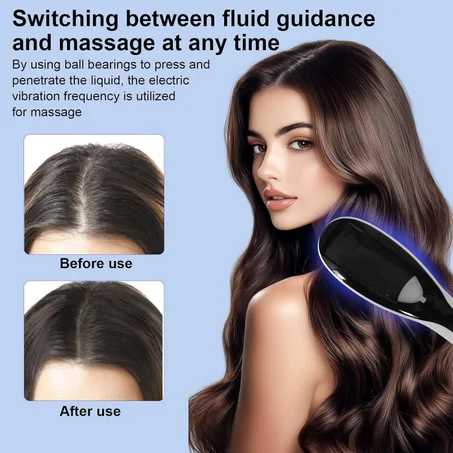 مشط تدليك فروة الرأس بـ الضوء الأحمر والإنبات الذكي - Laser Hair Growth Comb