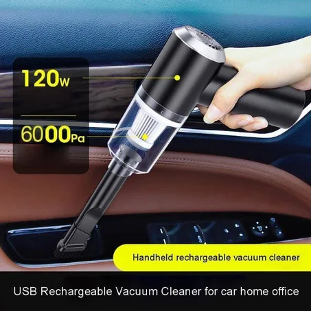 المكنسة الكهربائية اللاسلكية المحمولة للسيارة والمنزل 2 في 1 - High Power Cordless Car Vacuum