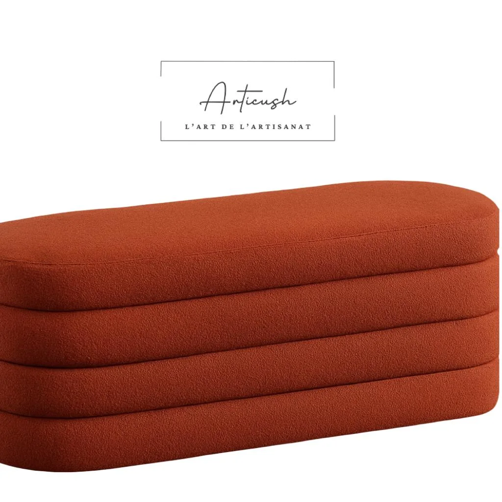Pouf Articush – Élégant, pratique et tout simplement irrésistible Terracota