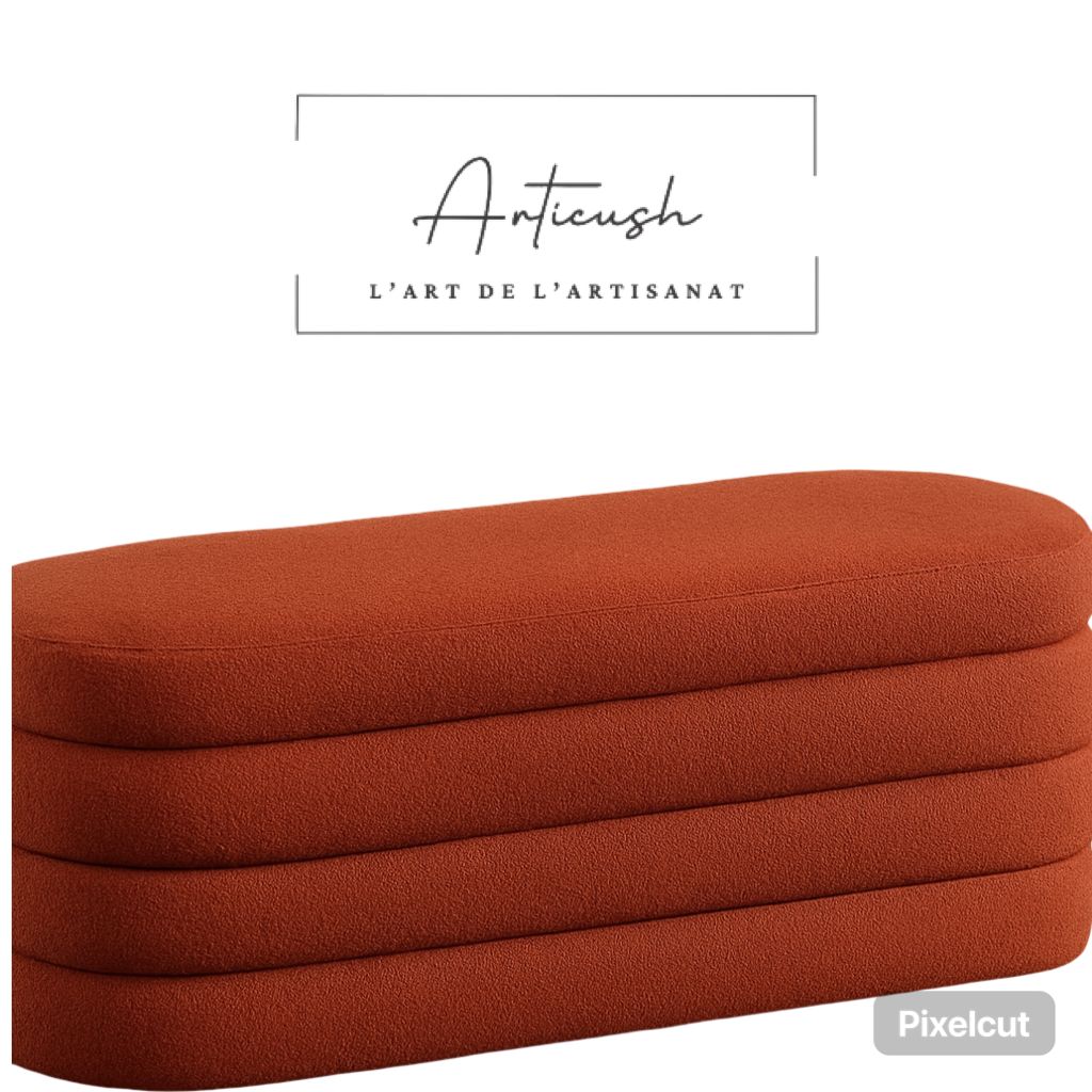 Pouf Articush – Élégant, pratique et tout simplement irrésistible Terracota