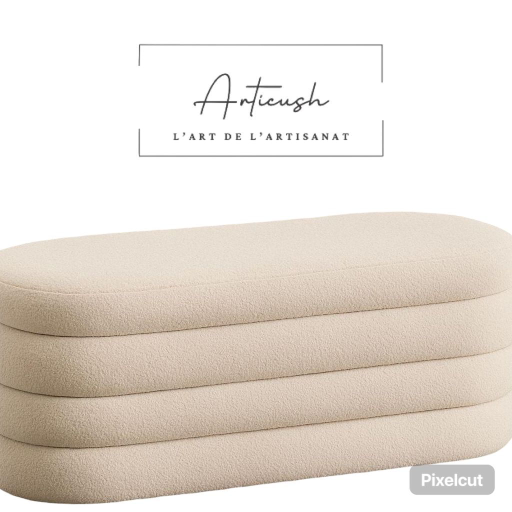 Pouf Articush – Élégant, pratique et tout simplement irrésistible Beige