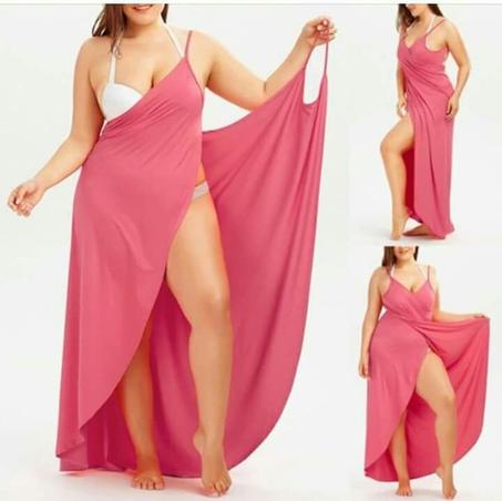 Robe Longue de Plage Épaules Nue