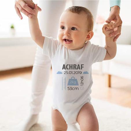 Body personnalisé pour bébé