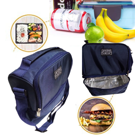 Sac Repas Imperméable 2 Compartiments Grand Capacité