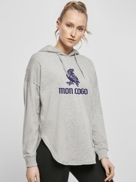 Sweat capuche oversized pour femme