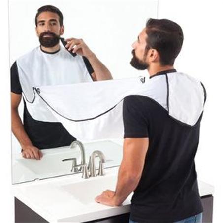 Tablier de rasage et coiffure de cheveux pour hommes,salle de bain,attrape-barbe