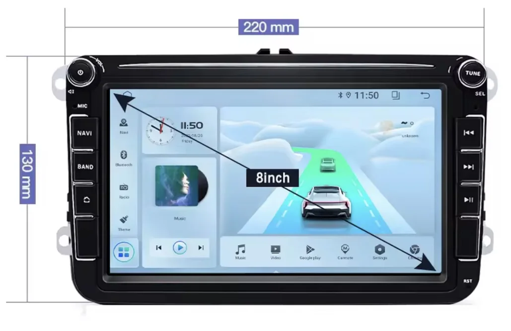 شاشات السيارات