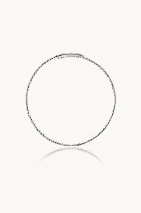 Choker Rivière Argentée