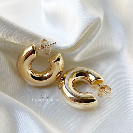 Boucles d'Oreilles Créoles Minimalistes