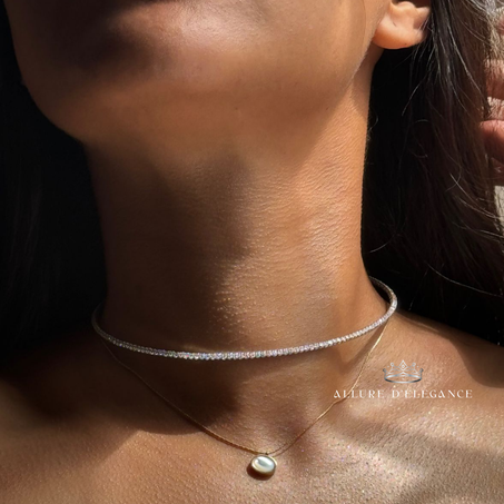 Colier Perle de Neige
