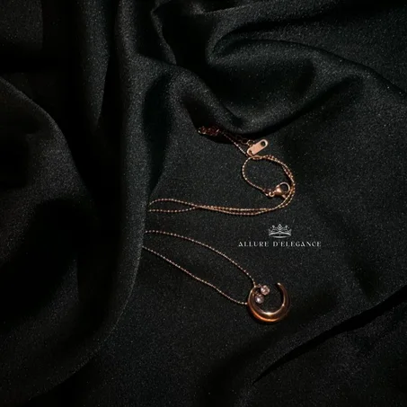 Colier Lune Céleste