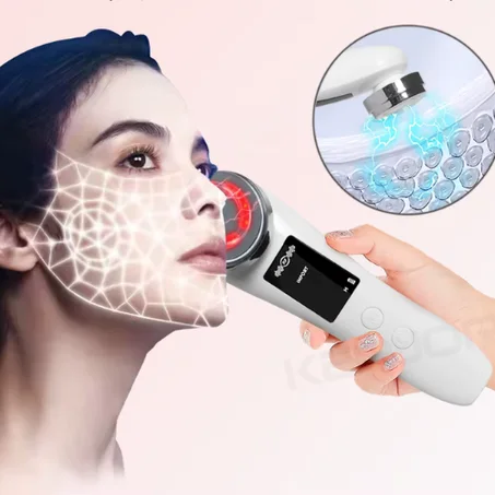 جهاز تدليك الوجه الكهربائي LED متعدد الوظائف