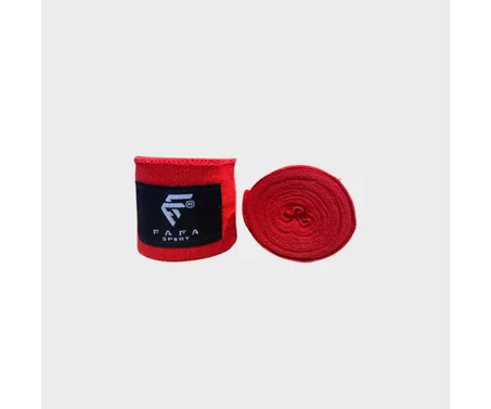 Bandes de Boxe Rouges/Noires - 3.5m