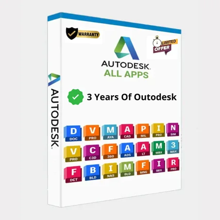 Autodesk Softwares – 3 Years license | Full Access to 43 Products (Global)