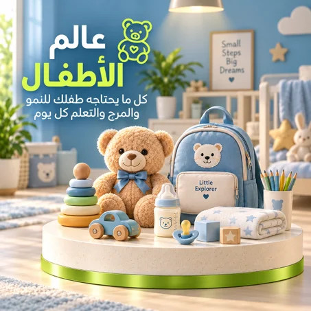 عالم الأطفال.