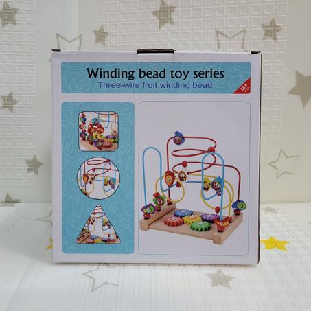 لعبة تنمية المهارات الحركية الدقيقة بالخرز