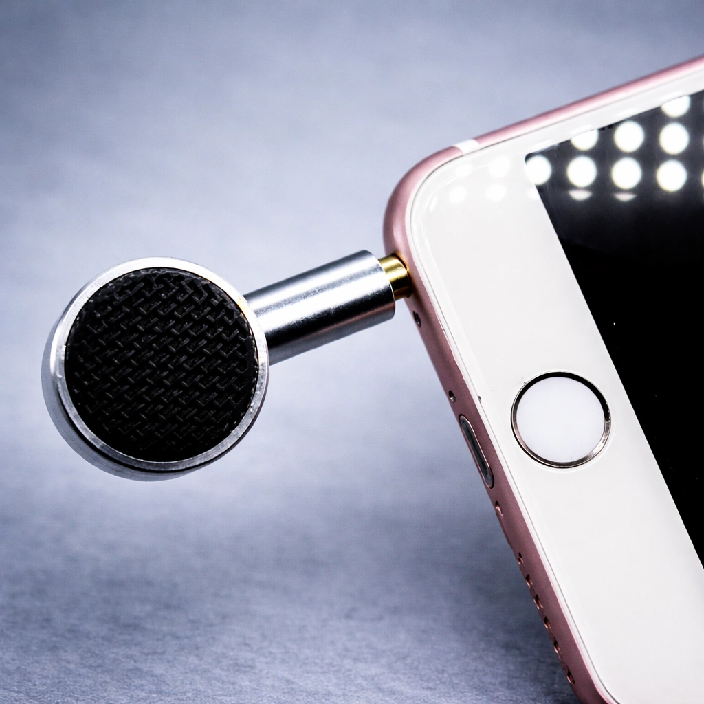 Mini Microphone Clair Pour Téléphone