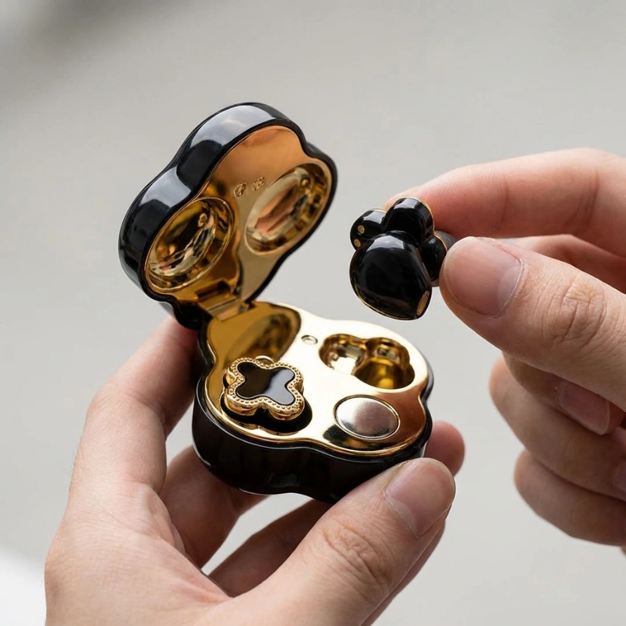 les écouteurs de luxe design bijou  (mali)