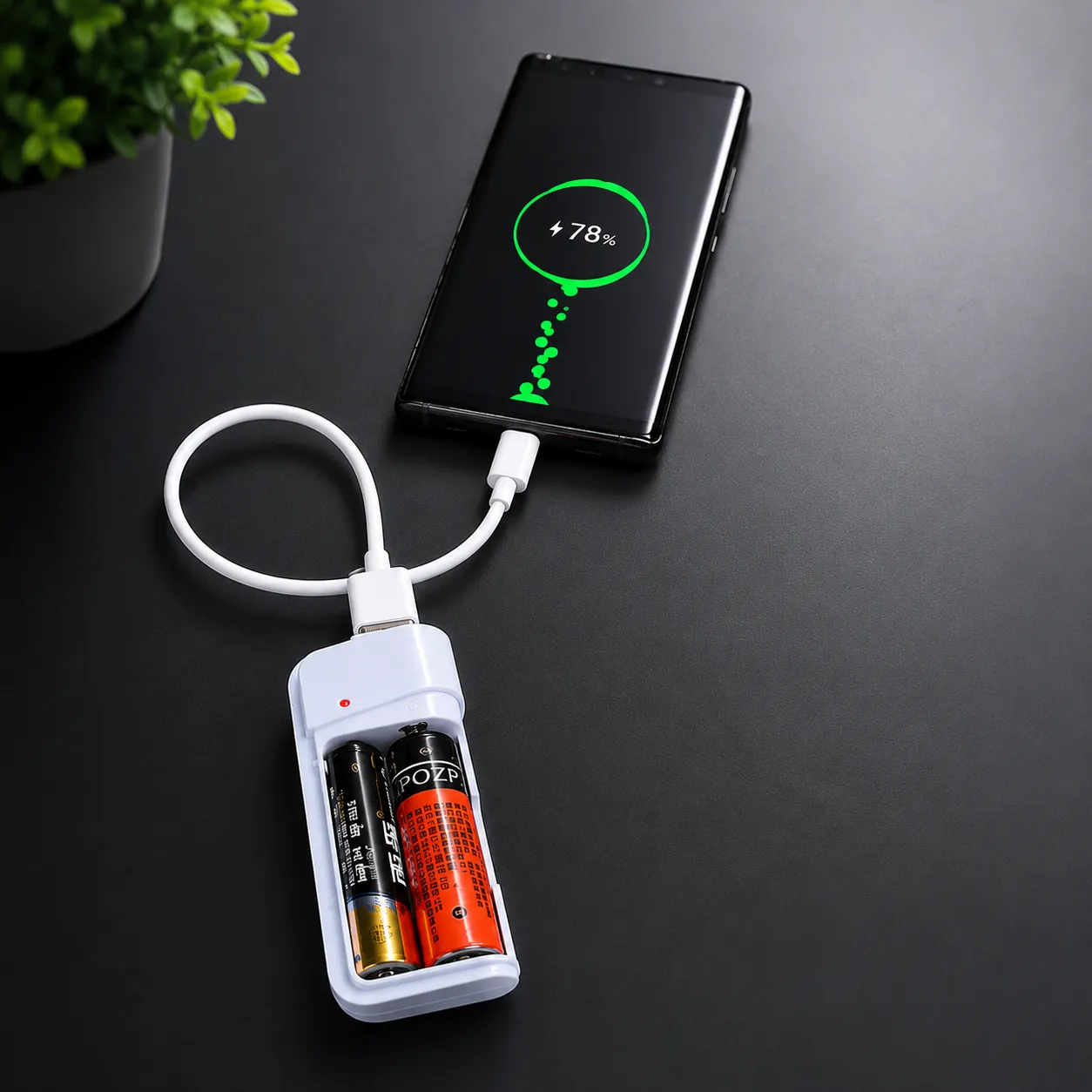 Chargeur Portable Pratique à Piles (MALI)