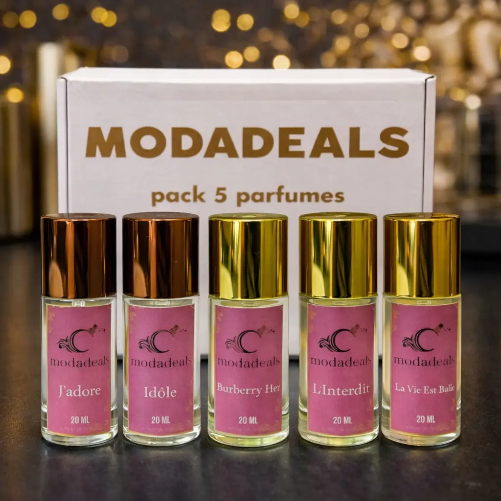 Pack 5 Parfums Féminins Élégants