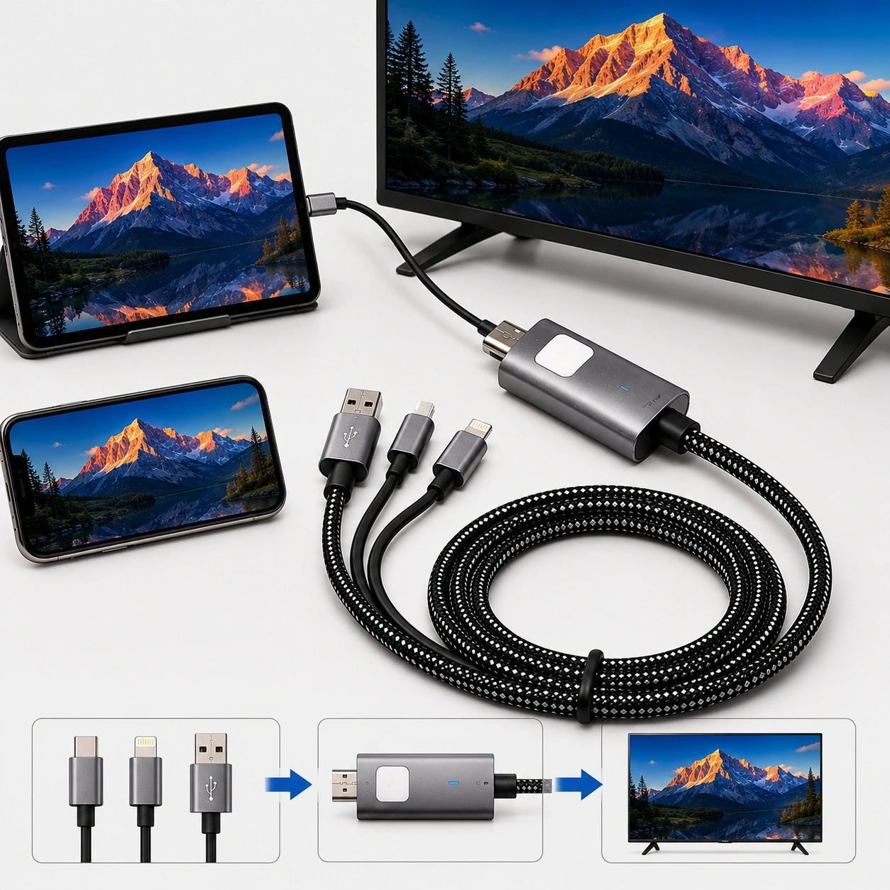 Câble HDMI Pour Partager Votre Écran (tchad)
